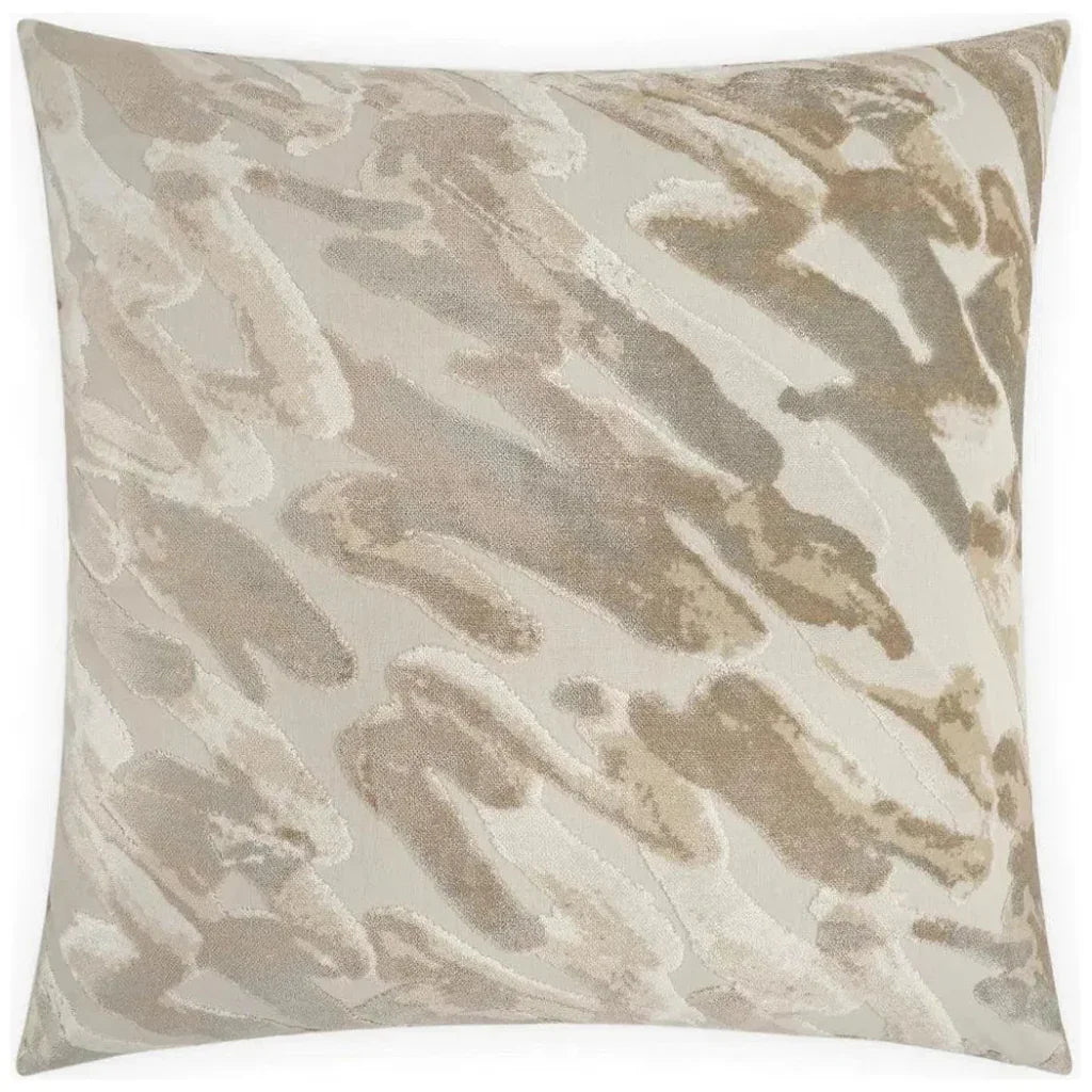 Spoken Shimmer Brown Throw Pillow Insert - LOOMLAN - D.V. Kap - Throw Pillows