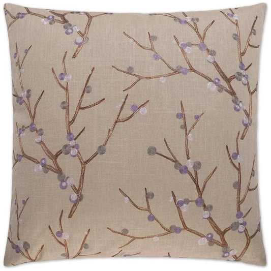 Sprout Brown Throw Pillow With Insert - LOOMLAN - D.V. Kap - Throw Pillows