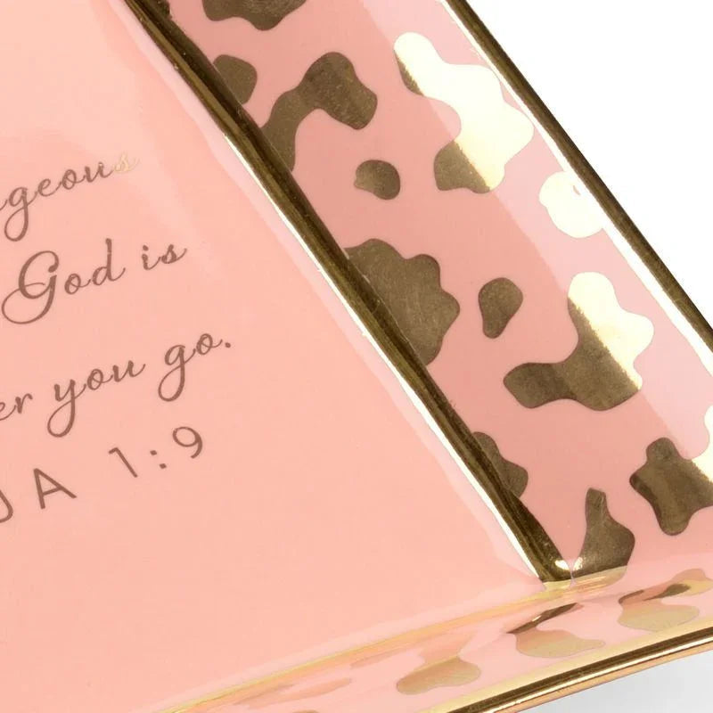 Square Jungle Verse Ceramic Plate - LOOMLAN - Chelsea House - Boxes & Bowls