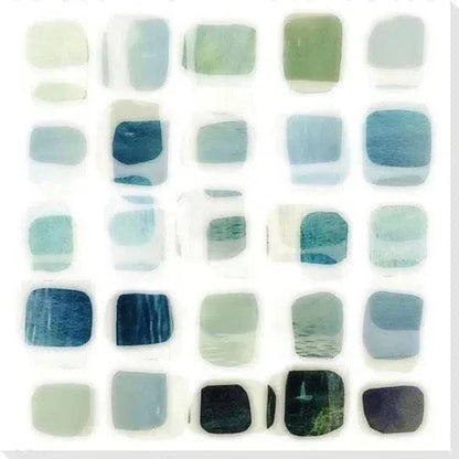 Squares Indoor Outdoor Wall Art - Weather Resistant - LOOMLAN - LOOMLAN - Canvas Art