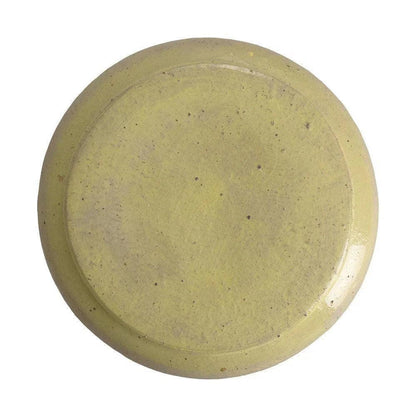 Squat 18 in. Round Ceramic Outdoor Garden Stool-Garden Stools-Emissary-LOOMLAN