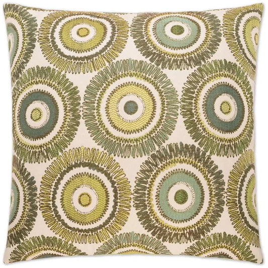 Squiggs Green Throw Pillow With Insert - LOOMLAN - D.V. Kap - Throw Pillows