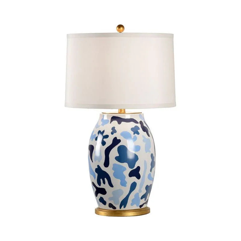 St. Germain Hand - Painted Artistic Design Table Lamp - LOOMLAN - Chelsea House - Table Lamps