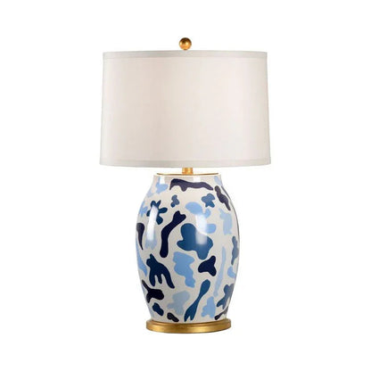 St. Germain Hand - Painted Artistic Design Table Lamp - LOOMLAN - Chelsea House - Table Lamps