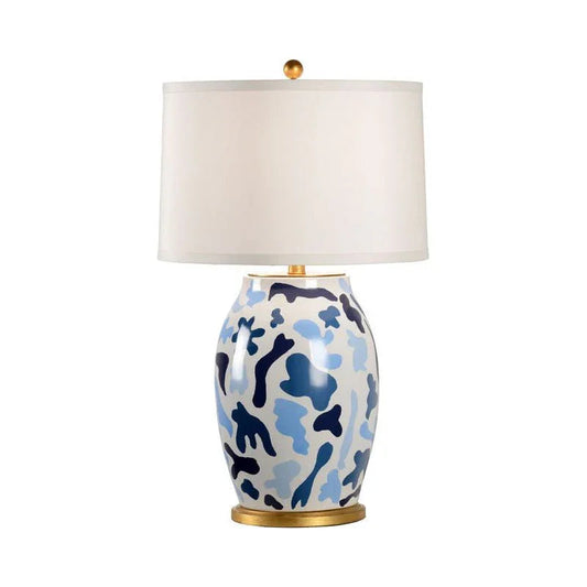 St. Germain Hand - Painted Artistic Design Table Lamp - LOOMLAN - Chelsea House - Table Lamps