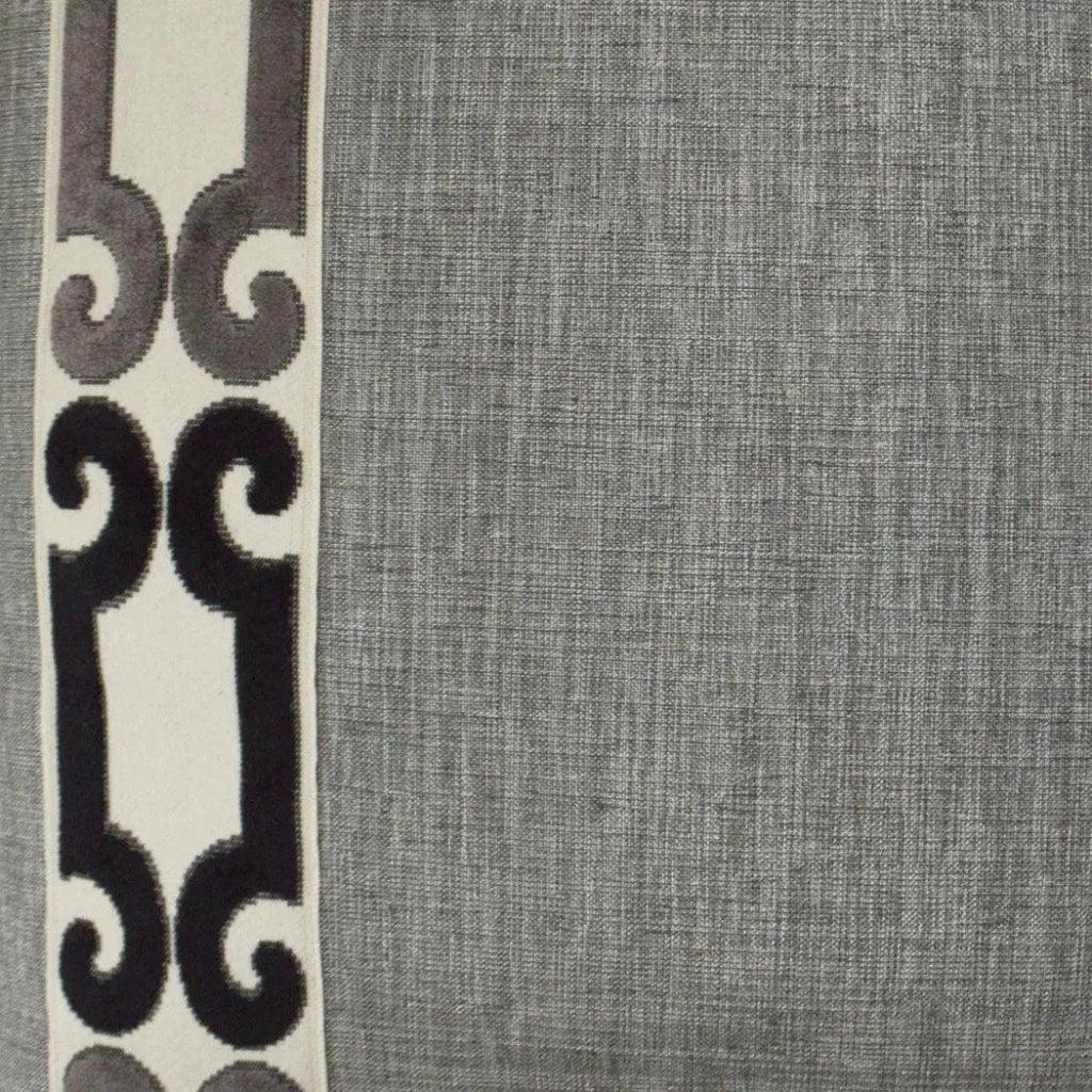 D.V. Kap St. Raphael Charcoal Grey Throw Pillow Insert