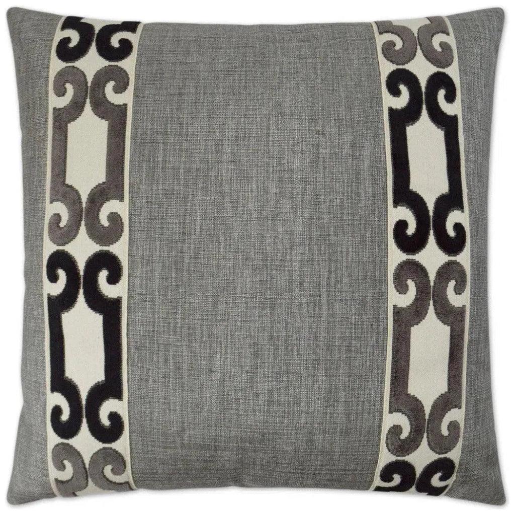 D.V. Kap St. Raphael Charcoal Grey Throw Pillow Insert