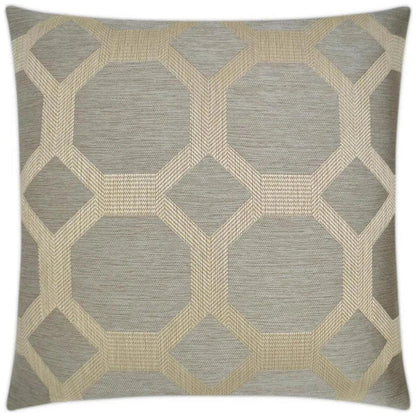 D.V. Kap Statler Taupe Brown Throw Pillow With Insert