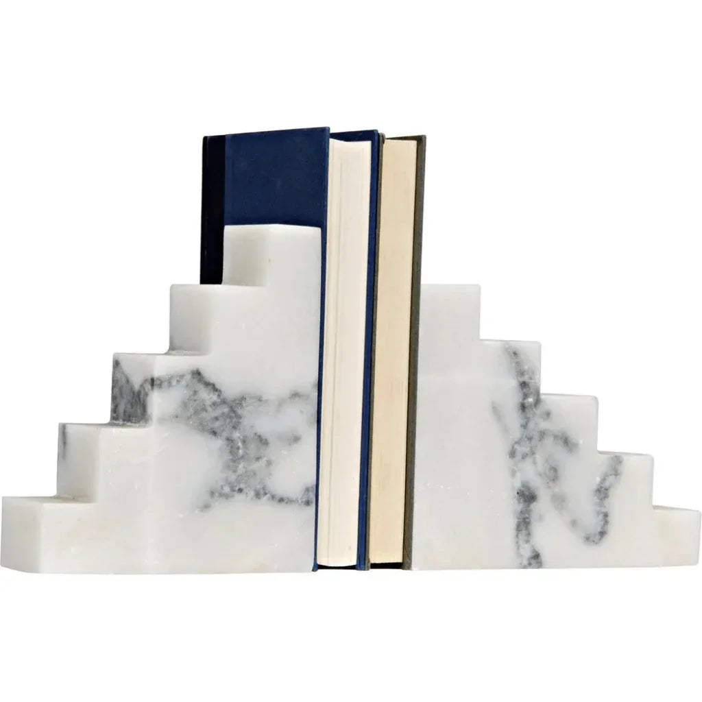 Step Bookends Sculpture - LOOMLAN - Noir - Statues & Sculptures