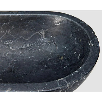 Steve Black Marble Tray - LOOMLAN - Noir - Trays