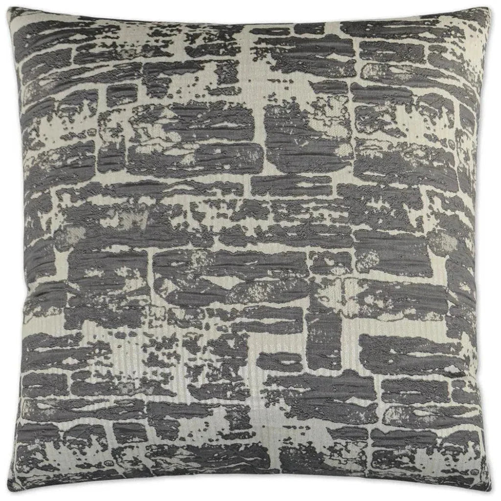 Stonewall Coal Grey Throw Pillow With Insert - LOOMLAN - D.V. Kap - Throw Pillows