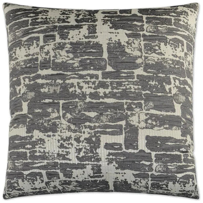 Stonewall Coal Grey Throw Pillow With Insert - LOOMLAN - D.V. Kap - Throw Pillows