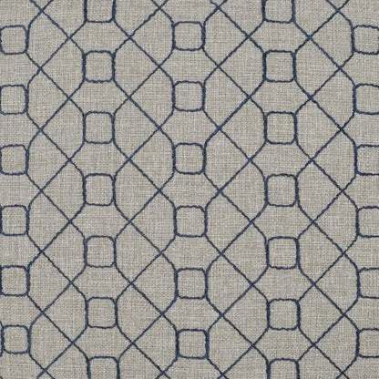 Stornoway Blue Geometric Blue Large Throw Pillow Insert - LOOMLAN - D.V. Kap - Throw Pillows