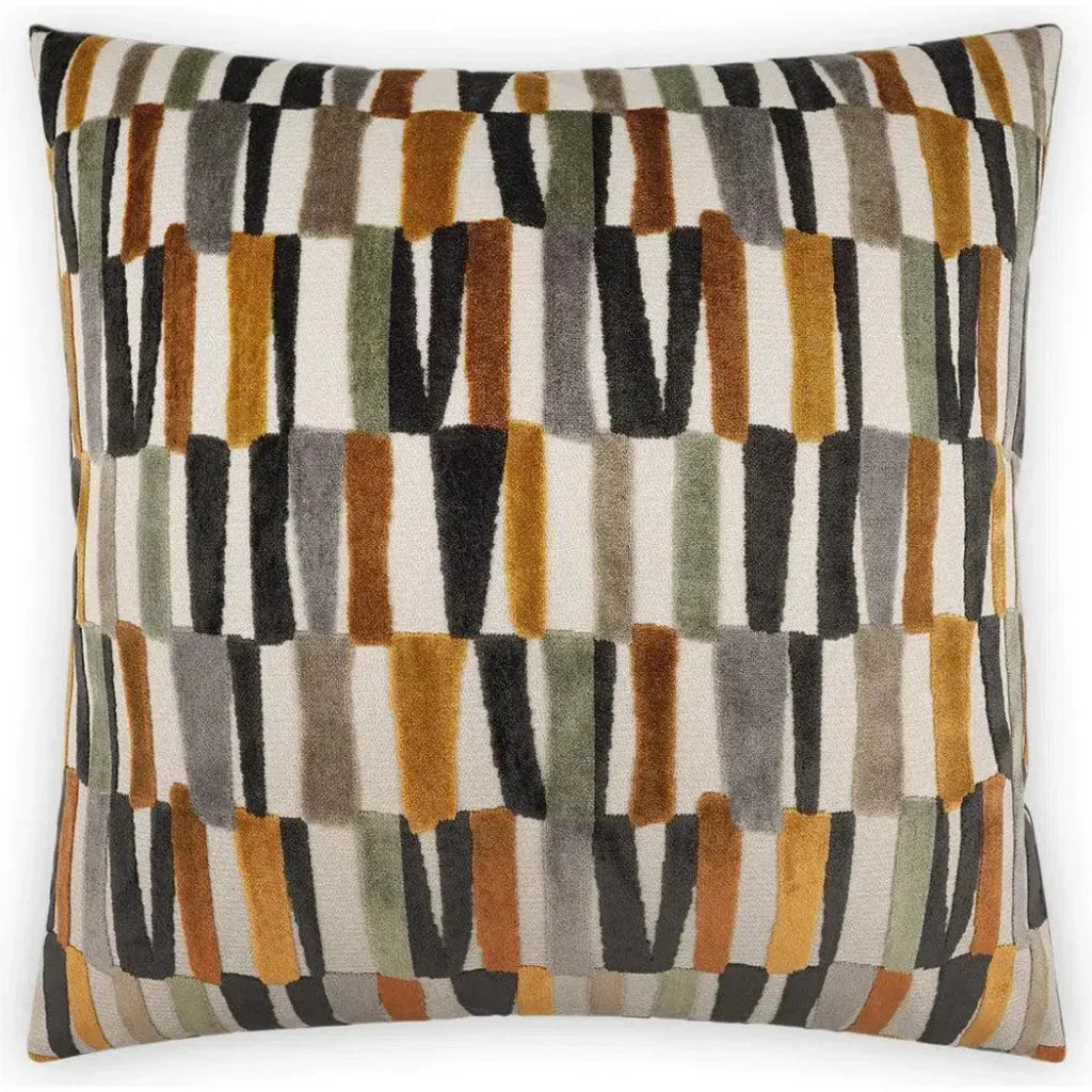 Strata Multi Color Throw Pillow With Insert - LOOMLAN - D.V. Kap - Throw Pillows