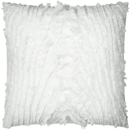 Stratus Textured Glam White Large Throw Pillow Insert - LOOMLAN - D.V. Kap - Throw Pillows