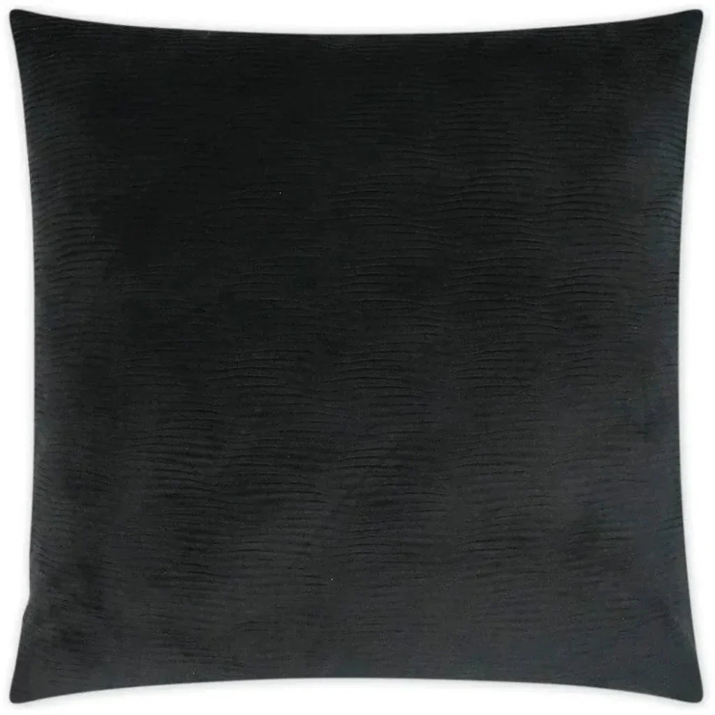 Stream Black Throw Pillow With Insert - LOOMLAN - D.V. Kap - Throw Pillows