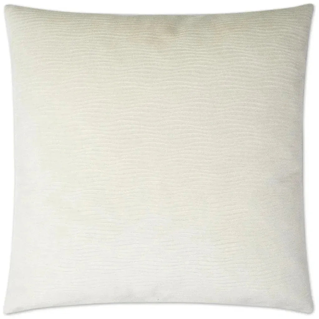 Stream Ivory Throw Pillow With Insert - LOOMLAN - D.V. Kap - Throw Pillows