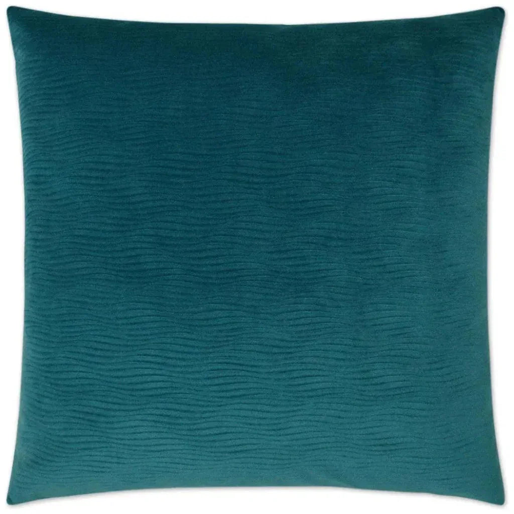 Stream Peacock Teal Throw Pillow With Insert - LOOMLAN - D.V. Kap - Throw Pillows