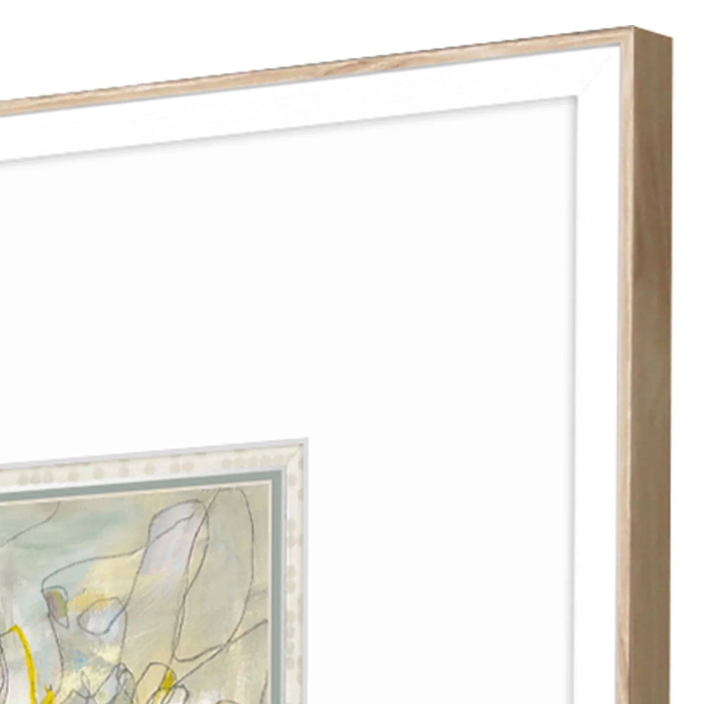 Strings of Lights Wood Frame Gray Canvas Art 4PC