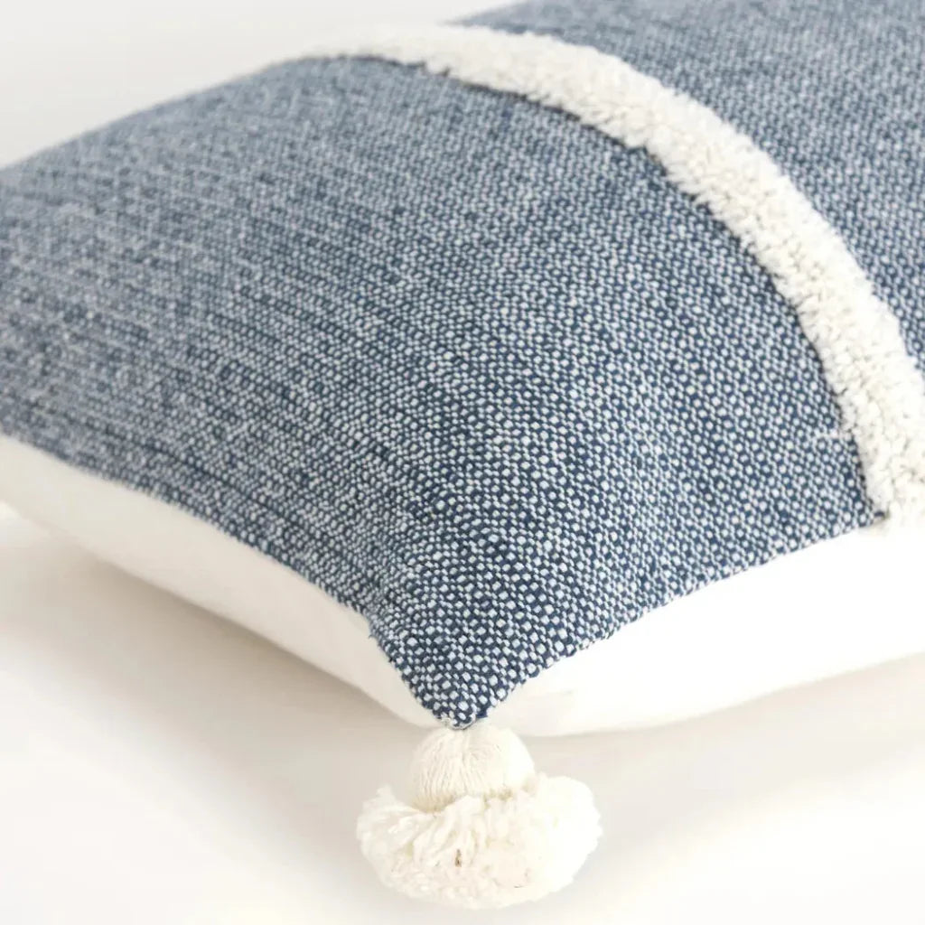 Stripe Lumbar Pillow For Chairs & Couch Anette - LOOMLAN - LOOMLAN - Throw Pillows