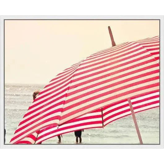 Summer Beach Umbrella d Canvas Wall Art For Living Room - LOOMLAN - LOOMLAN - Canvas Art