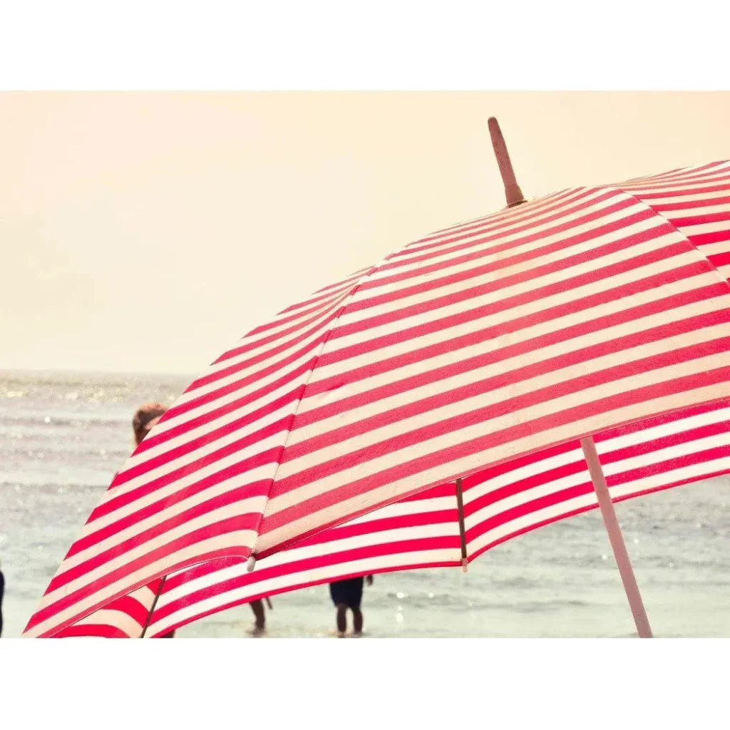Summer Beach Umbrella d Canvas Wall Art For Living Room - LOOMLAN - LOOMLAN - Canvas Art