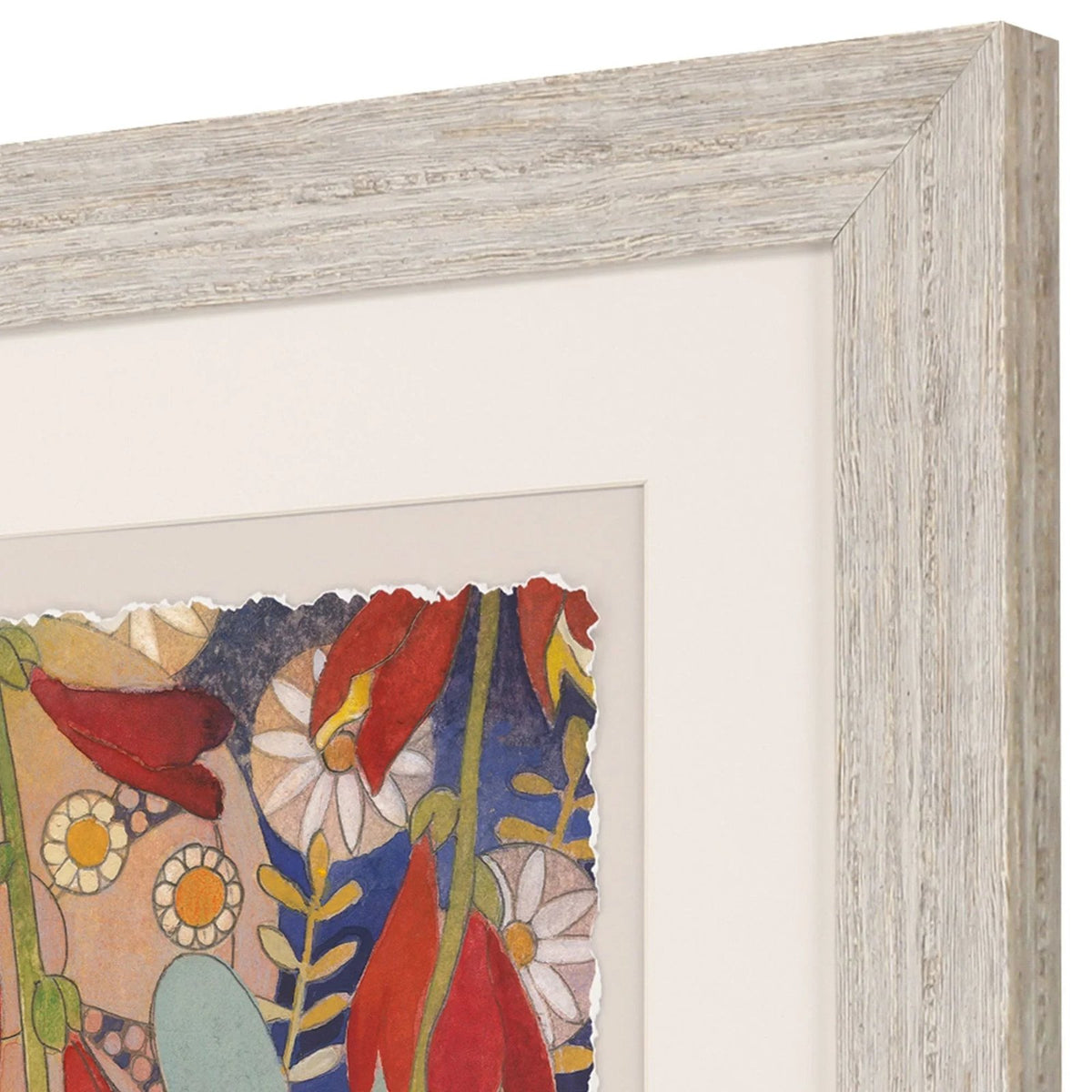 Summer's End White Wooden Framed Wall Art -- view 4