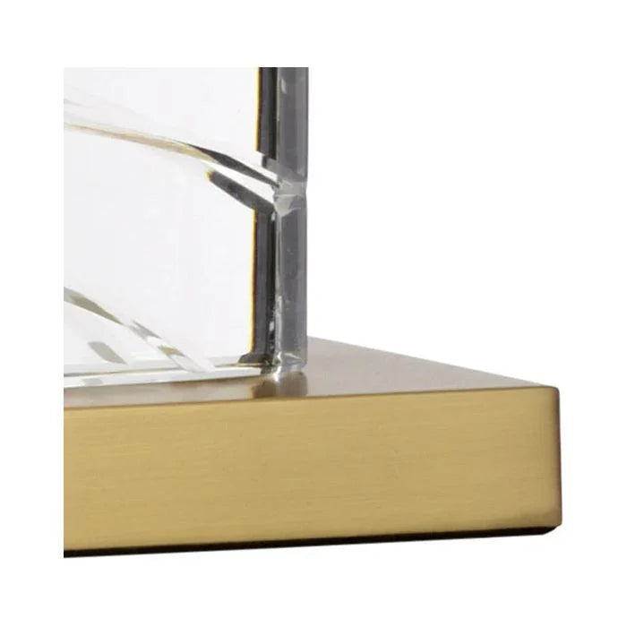 Summerset Patterned Clear Crystal Table Lamp - LOOMLAN - Chelsea House - Table Lamps