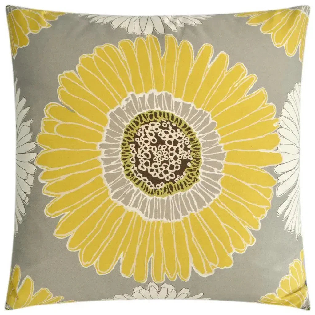 Sunshine Yellow Throw Pillow With Insert - LOOMLAN - D.V. Kap - Throw Pillows