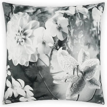 D.V. Kap Superbloom Grey Throw Pillow With Insert