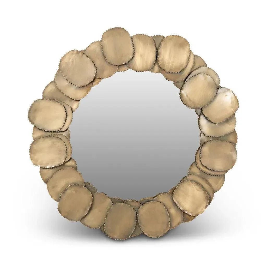 Suri Iron Round Mirror - LOOMLAN - Urbia - Wall Mirrors