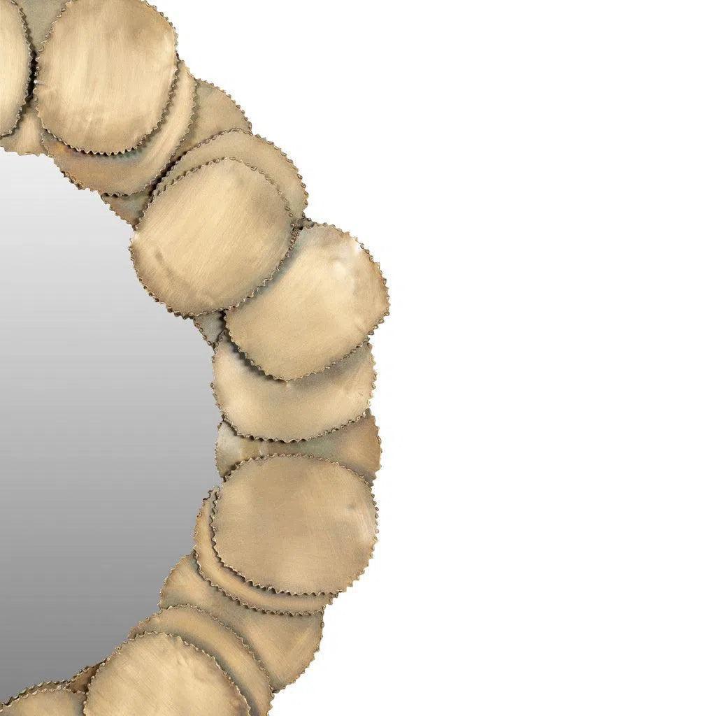 Suri Iron Round Mirror - LOOMLAN - Urbia - Wall Mirrors