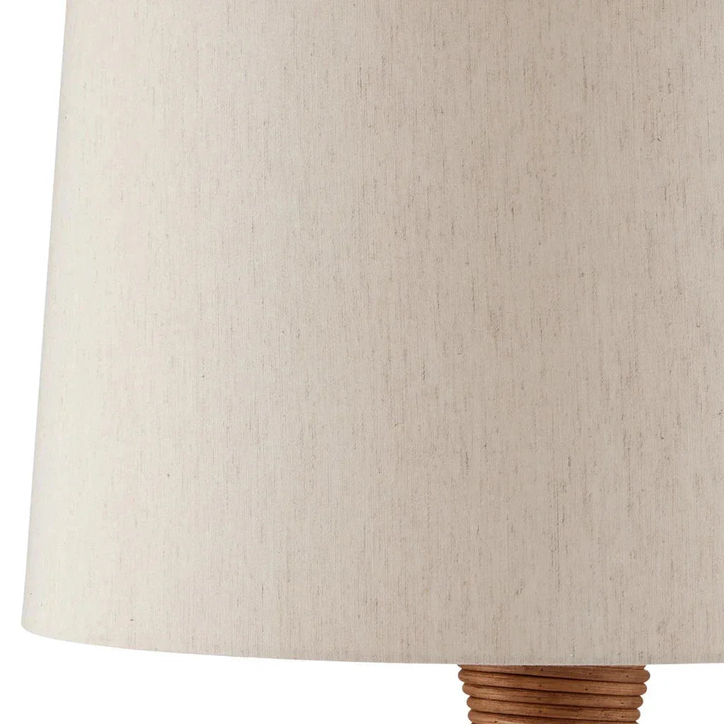 Susel Bohemian Rattan Table Lamp - LOOMLAN - Currey & Co - Table Lamps