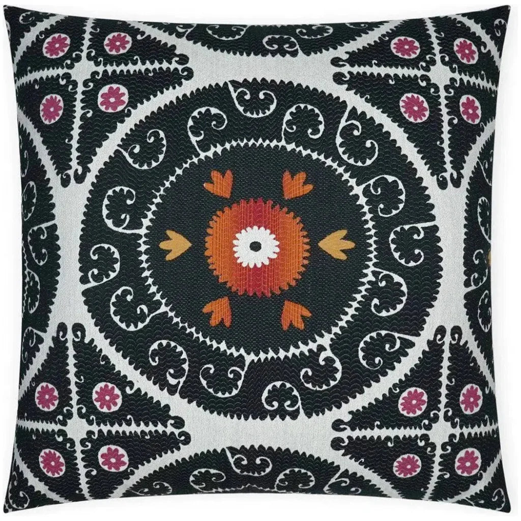 Suzandozi Tuxedo Global Black Large Throw Pillow Insert - LOOMLAN - D.V. Kap - Throw Pillows
