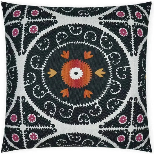Suzandozi Tuxedo Global Black Large Throw Pillow Insert - LOOMLAN - D.V. Kap - Throw Pillows