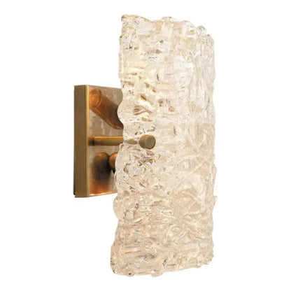 Swan Curved Glass Wall Sconce