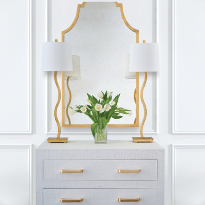 Sway Buffet Gold Leaf Table Lamp