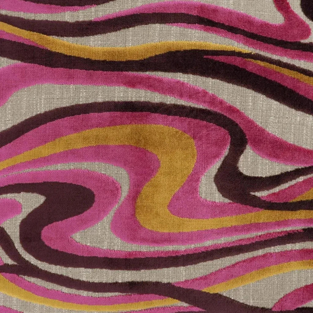 Sway Fuchsia Multi Color Throw Pillow Insert - LOOMLAN - D.V. Kap - Throw Pillows