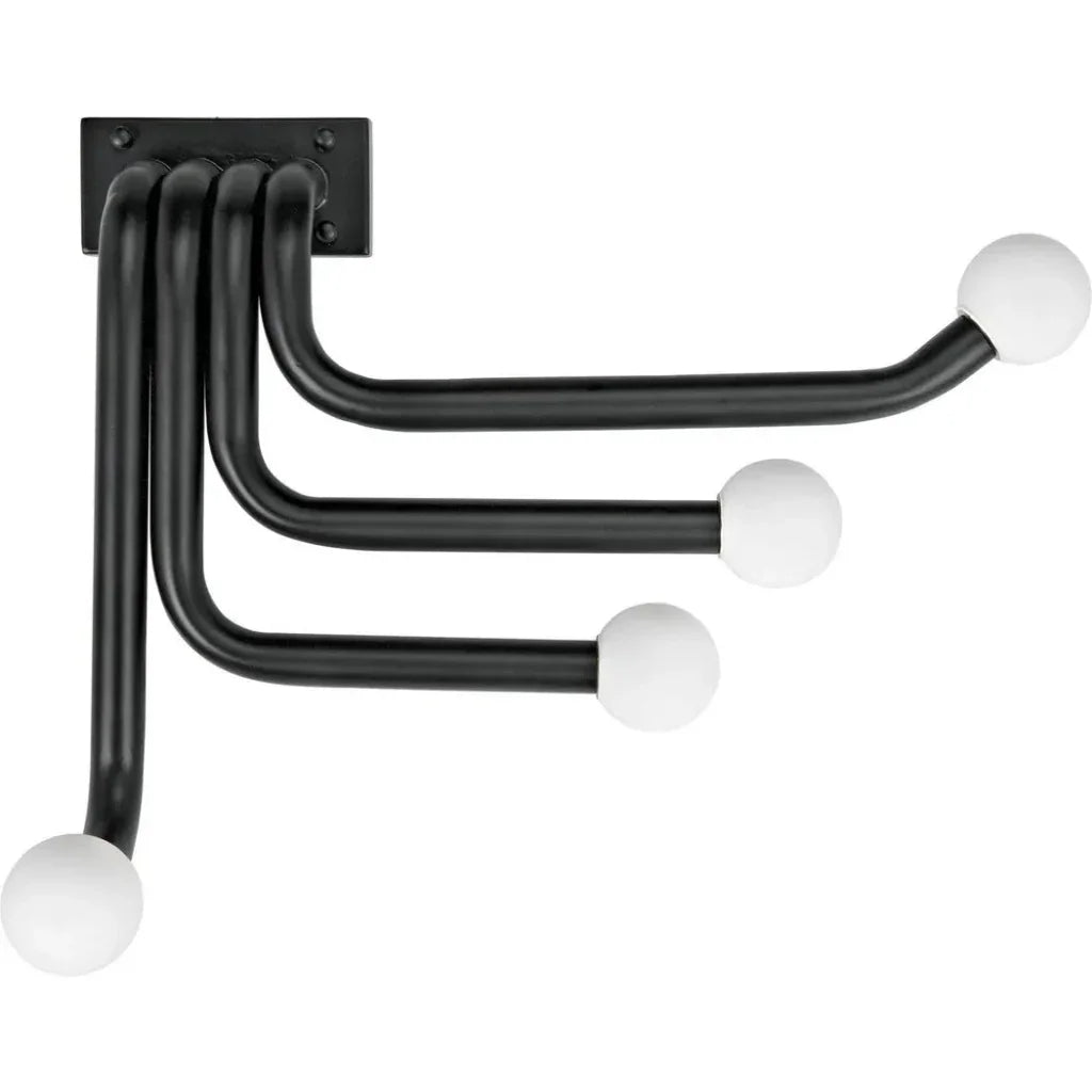 Sweeny Sconce, Black Metal - LOOMLAN - Noir - Wall Sconces