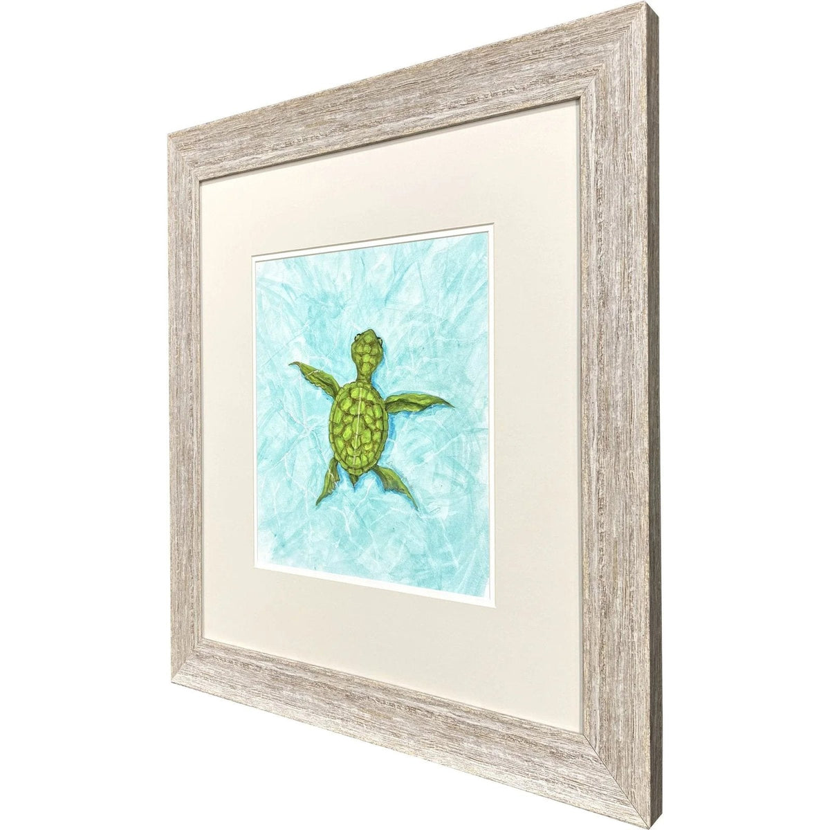 Swim Lesson Blue Framed Wall Art -- view 3
