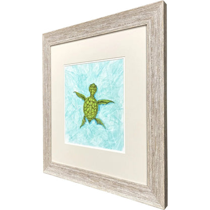 Swim Lesson Blue Framed Wall Art -- view 3