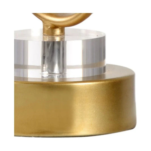 Swirl Gold Leaf Iron With Usb Port Table Lamp - LOOMLAN - Chelsea House - Table Lamps