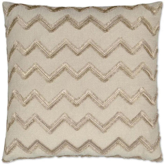 Symmetry Linen Brown Throw Pillow Insert - LOOMLAN - D.V. Kap - Throw Pillows