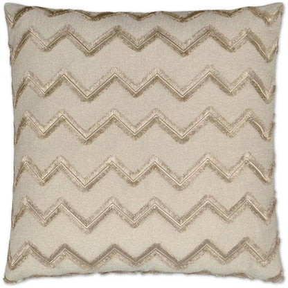 Symmetry Linen Brown Throw Pillow Insert - LOOMLAN - D.V. Kap - Throw Pillows