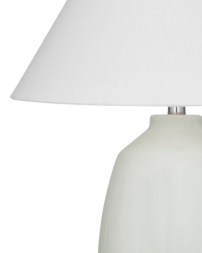 Syndee Versatile Cream Ceramic Table Lamp - LOOMLAN - Bassett Mirror - Table Lamps