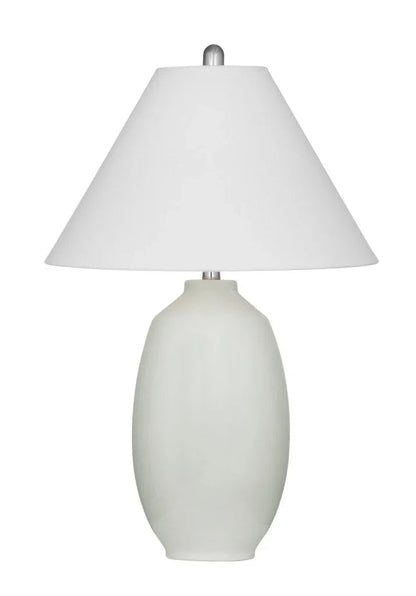 Syndee Versatile Cream Ceramic Table Lamp - LOOMLAN - Bassett Mirror - Table Lamps