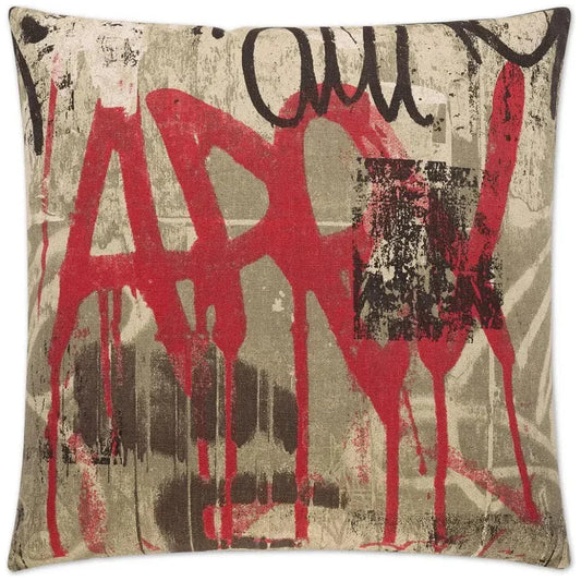 Tag Multi Color Throw Pillow With Insert - LOOMLAN - D.V. Kap - Throw Pillows