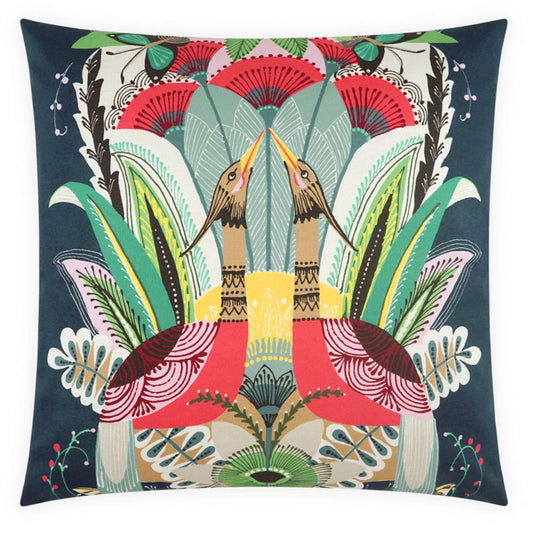 Talavera Cotton Throw Pillow
