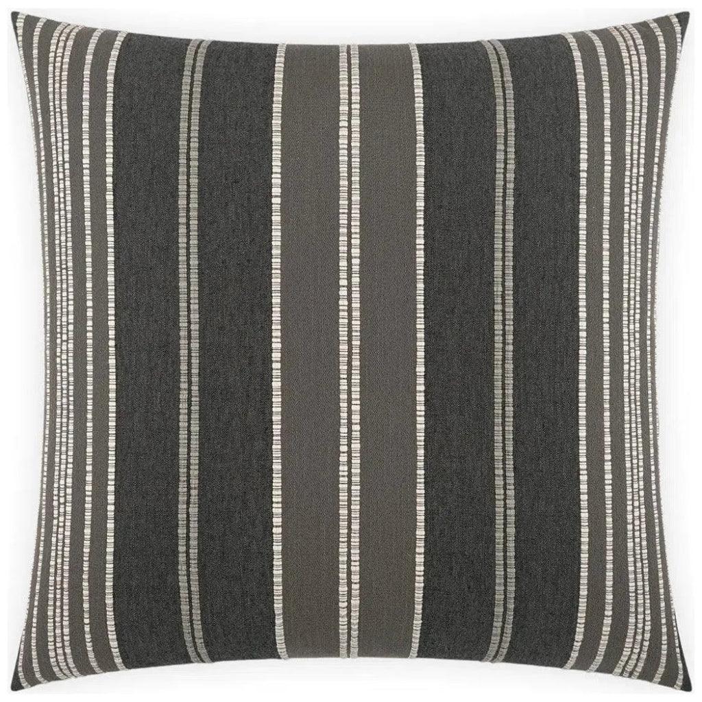 Talbert Charcoal Black Throw Pillow Insert - LOOMLAN - D.V. Kap - Throw Pillows