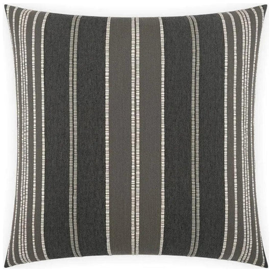 Talbert Charcoal Black Throw Pillow Insert - LOOMLAN - D.V. Kap - Throw Pillows